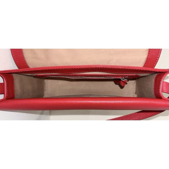 NWOT ELIZABETH AND JAMES Red Leather Crossbody/Shoulder/Top-Handle Bag - $495 - Picture 11 of 14